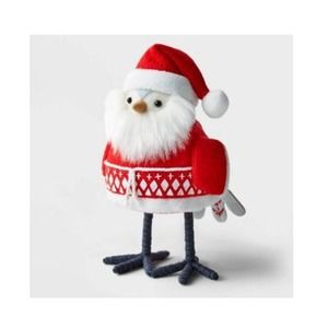 2022 Target Wondershop Featherly Friends "Koselig" Winter Santa Fabric Bird